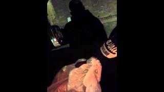 Feeding The Homeless At Night in Los Angeles Skid Row