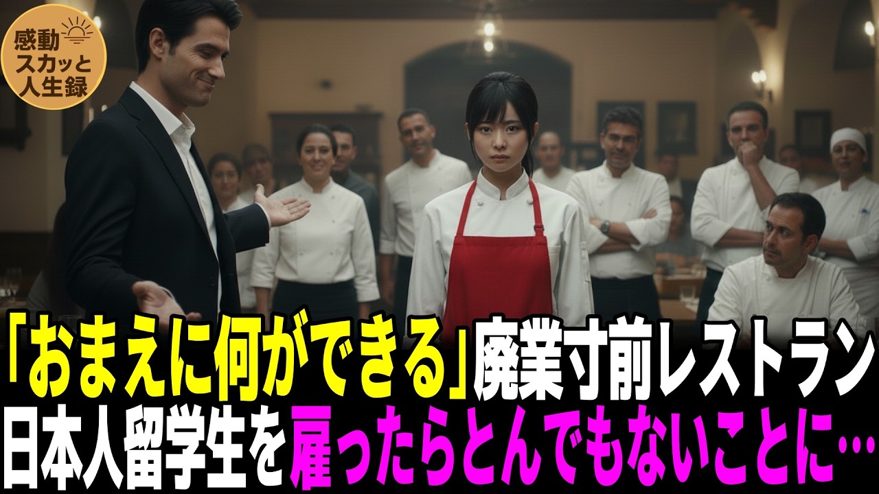 「おまえに何ができる！」廃業寸前の老舗リストランテ→日本人アルバイトをクビにしようとした男の末路