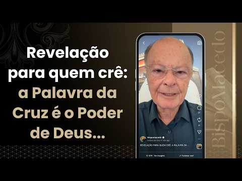 Revelação para quem crê: a Palavra da Cruz é o Poder de Deus... - Meditação Matinal 29/06/26