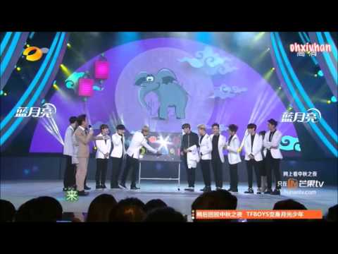[ENG SUB] 140908 2014 湖南卫视 中秋晚会 Mid Autumn Festival @ Hunan TV EXO Cut (Growl + Talk + Overdose)