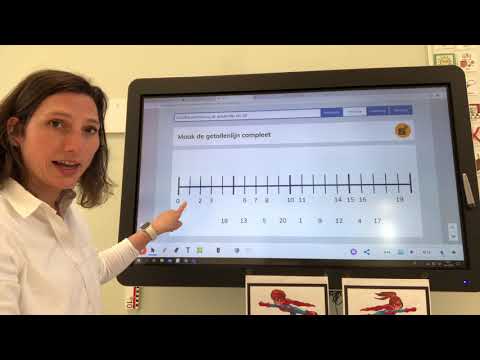 Instructie rekenen GDW Vos, getallenlijn t/m 20