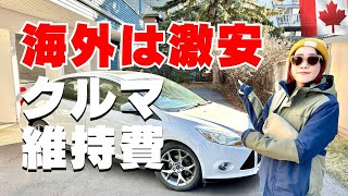 カナダの車の維持費は激安!?🇨🇦海外と日本の自動車維持費を徹底比較します