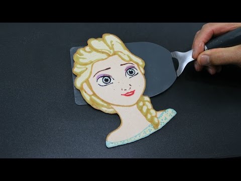 Pancake Art - Elsa (Frozen | Frozen Fever | Disney Princess) by Tiger Tomato Video