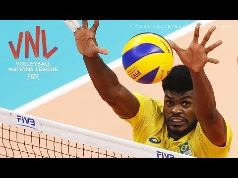 Isac Santos Top 10 Best Volleyball Actions VNL 2018