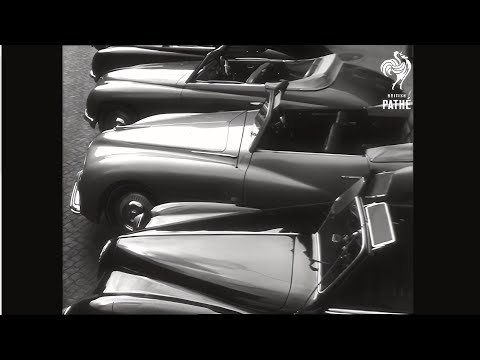Upscaled to HD 60FPS - 1948 Concours Elegance Automobile, Pincio Gardens, Rome.