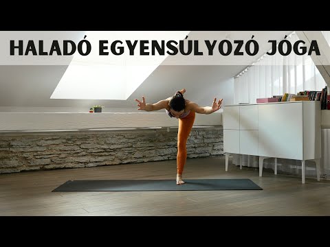 Haladó egyensúlyozó flow | 30 perc power jóga bemelegítéssel és nyújtással