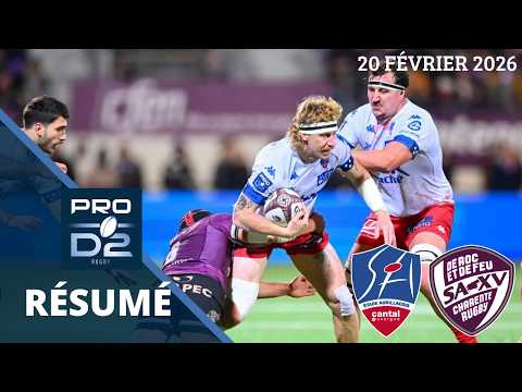 Pro D2 : le résumé d'Aurillac vs Soyaux-Angoulême - Journée 21 Saison 2025/26