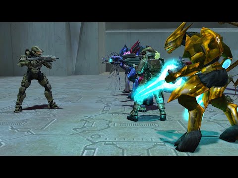 Halo 4 Master Chief VS. Halo 1 Characters