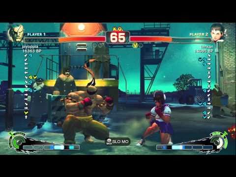AFG [Sagat] vs tenxan [Sakura] SSF4 Japanese Online Ranked Matches - TRUE-HD