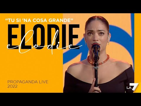 "Tu si 'na cosa grande" - Elodie canta Domenico Modugno