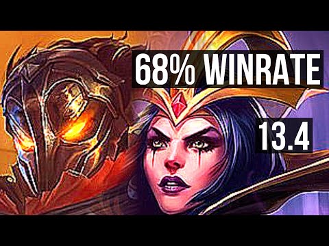 VIKTOR vs LEBLANC (MID) | 5/0/8, 68% winrate | KR Grandmaster | 13.4
