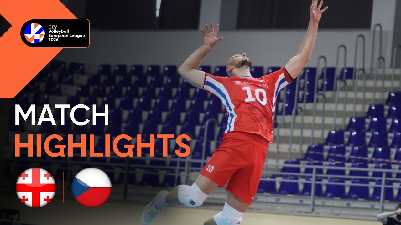 Highlights | Georgia vs. Czechia | CEV Volleyball European League 2026 | Men