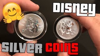 Disney Silver Coins