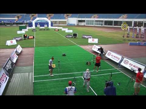 Anastasia Anastasio v Camilla Soemod – compound women's gold | Shanghai 2009 Archery World Cup S4