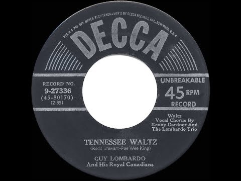 1951 HITS ARCHIVE: Tennessee Waltz - Guy Lombardo (Kenny Gardner & trio, vocal)