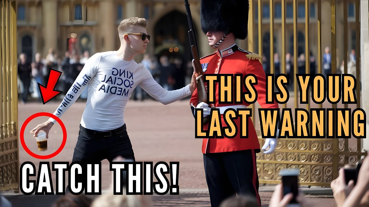 A Tourist Threw Coffee at a Royal Guard and Thought It Was Just a Prank—But He Didn’t Expect This