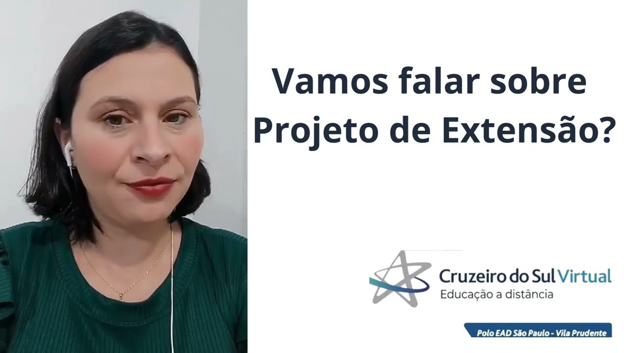 Projeto de Extensão - Como fazer? Cruzeiro do Sul Virtual
