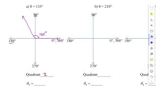 Math 20-1 Lesson 3: Angles in Standard Position