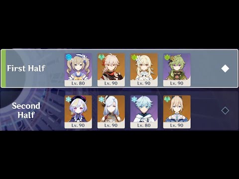 3.1 Spiral Abyss, Barbara Bloom & Qiqi DPS - (Floor 12, 9★)