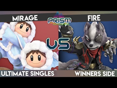 PRISM 186 - Mirage (Ice Climbers) vs. Fire (Wolf/Luigi) - Winners Side - Smash Ultimate Singles