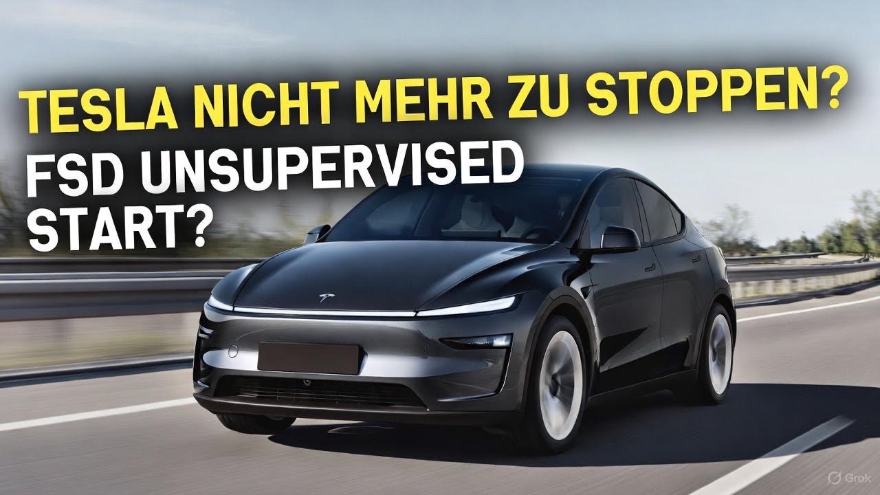 Tesla nicht mehr aufzuhalten? FSD Unsupervised kurz vor Start! 