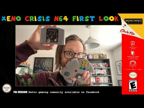 A Brand New Nintendo 64 Game - Gameplay Footage - Xeno Crisis N64