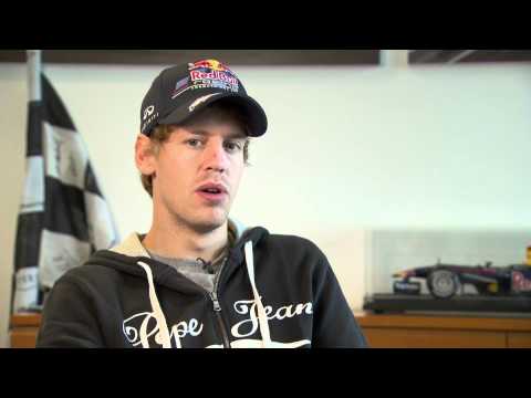 F1 driver Sebastian Vettel interview after Monza - Italy 2011