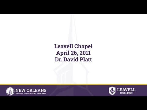Isaiah 6:1-8 | Dr. David Platt | 04-26-2011