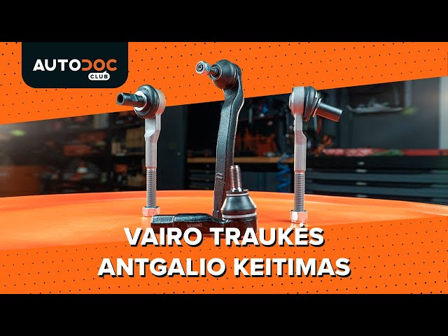 Peržiūrėkite vaizdo įrašo vadovą, kaip pakeisti MERCEDES-BENZ S Klasė Saloon (W222, V222, X222) Skersinės vairo trauklės galas