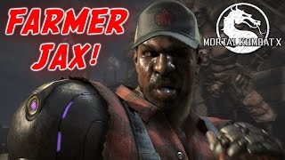 FARMER JAX! (Mortal Kombat X) Mobile App Skin Online Gameplay! (XBOX ONE 60FPS)