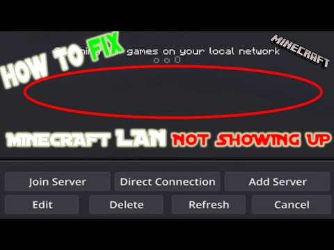 How To Fix LAN World Not Showing Up
