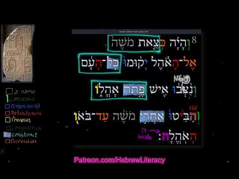 Exodus 33.8 Biblical Hebrew immersion #ListenAndLearn #biblicalhebrew