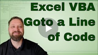 How to use Goto in Excel VBA.  Jumping lines of code - Code Included