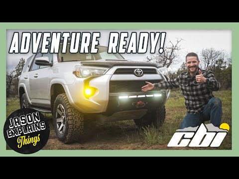 Toyota 4Runner CBI Covert Bumper, Winch & Light Bar INSTALL