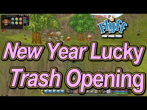 Let's Play Flyff [Slayer, Level 150-H] 1286 - New Year Lucky Trash (Bag) Opening!