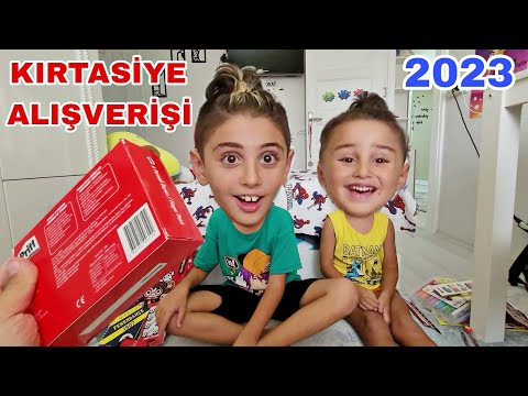 EFE'NİN OKULA DÖNÜŞ KIRTASİYE ALIŞVERİŞİ!! BACK TO SCHOOL