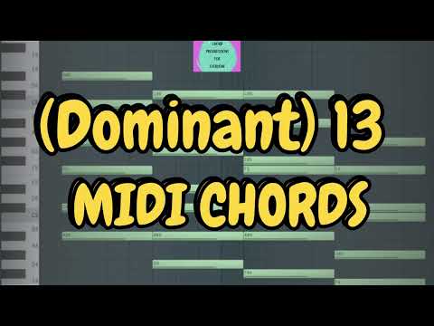 DOMINANT 13  MIDI CHORDS