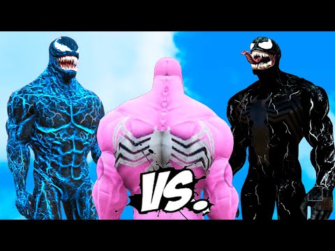 VENOM vs BLUE VENOM vs PINK VENOM - CINEMATIC COMIC BATTLE