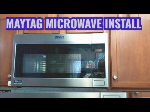 Maytag Microwave Install Tips / Guide