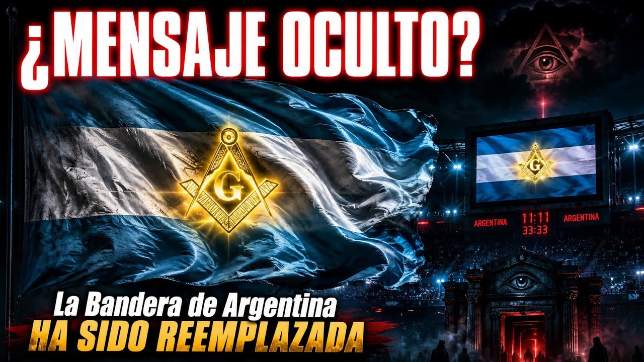 Aparece LOGO MASON en la BANDERA de Argentina