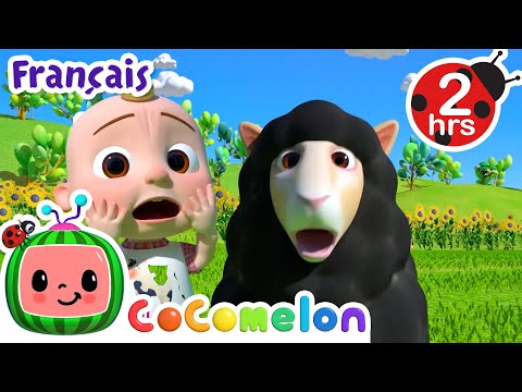 Bêê bêê mouton noir | Chansons pour Bébés | CoComelon Le coin des Animaux de JJ - Comptines