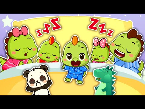 Dez na cama e outras as músicas Infantis - canção de ninar | LaLaDino Canções Infantis