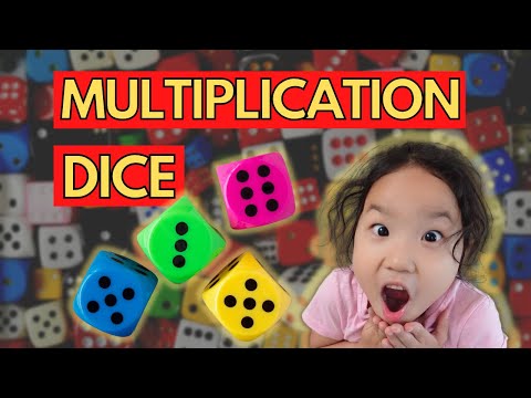 MULTIPLICATION WAR with 3 Dice | Gameschooling Multiplication