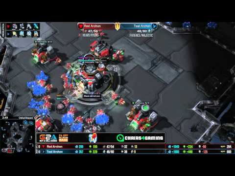Heart + Ryung vs. Patience + Majestic G1 -TvP- Rocketbeans Archon Mode Cup #3