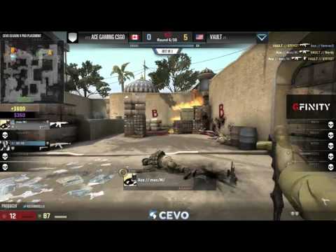 Vault vs Ace Gaming CSGO - Game 2 - CEVO/GFINITY - S9 Placement