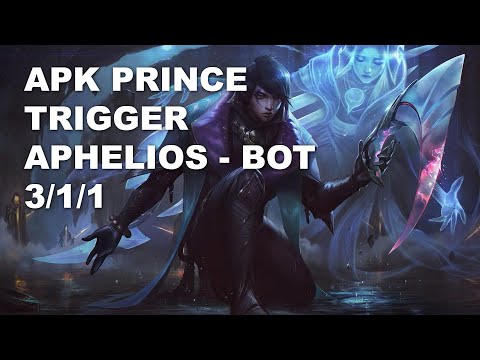 APK Prince Trigger Bot Aphelios vs Ezreal - KR Challenger Patch 10.8