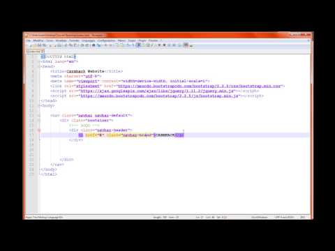 Bootstrap per Principianti 5 Menu