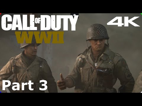 CALL OF DUTY - WW2 PS5 - Part 3 - Stronghold - Gameplay Walkthrough - 4K - No Commentary