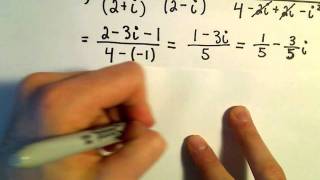 Complex Numbers: Graphing and Finding the Modulus, Ex 2