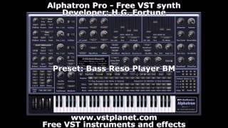 Alphatron Pro - Free VST synth - vstplanet.com